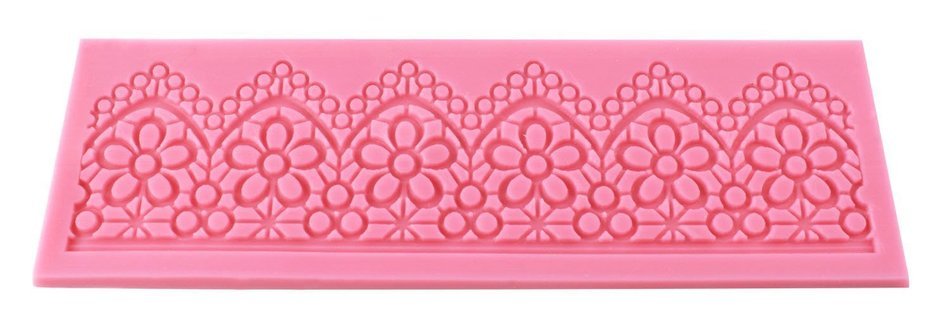 Longzand Molds HY1-133 DIY Cake Decorating Mold with Silicone Lace Mold Mat, Fondant Mold and Silicone Sugar Craft...