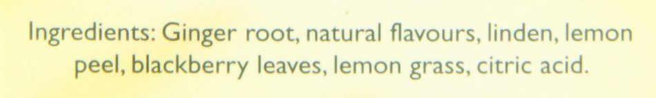 Twinings Herbal Tea, Lemon and Ginger, 25 Count Bagged Tea (6 Pack) N2