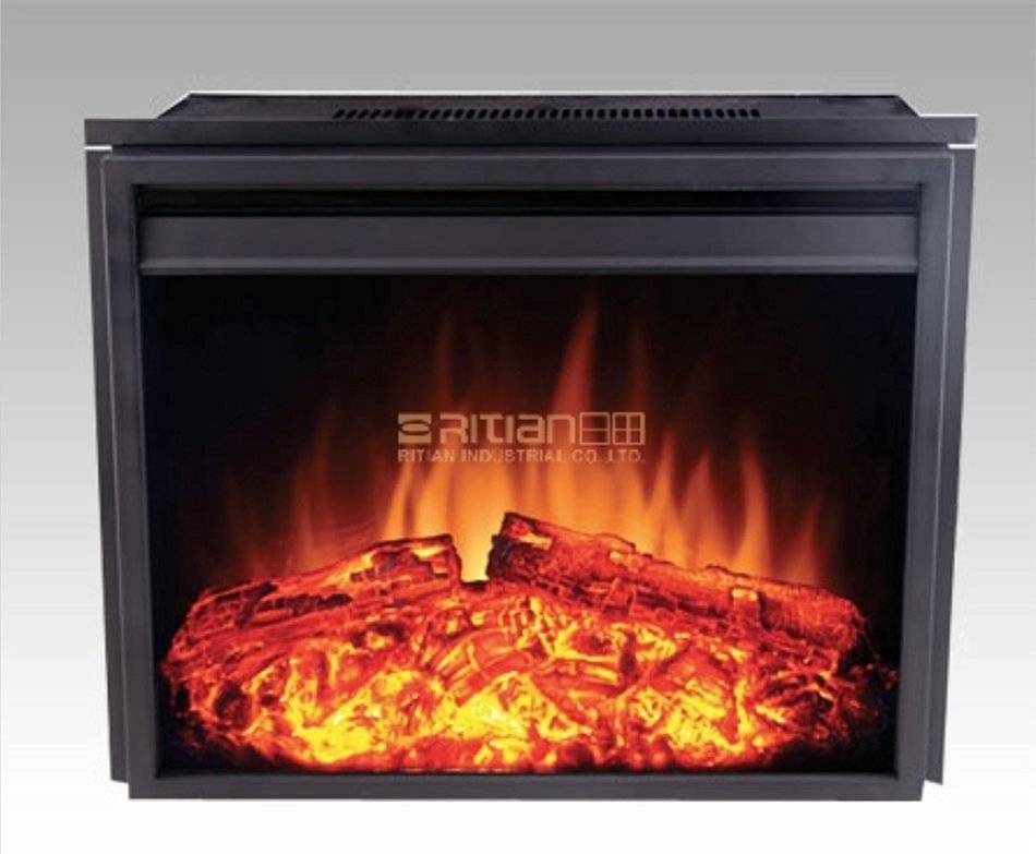 23" new Electric Fireplace Insert (2301T) Adjust Temperature, Heater flame, 22.5" W x 10.83" D x 28.19" H | 750W... N2