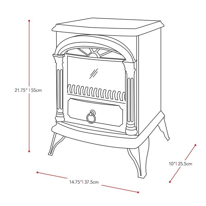 CorLiving FPE-302-F Free Standing Electric Fireplace N2