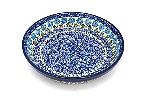 Polish Pottery Baker - Pie Dish - Antique Rose