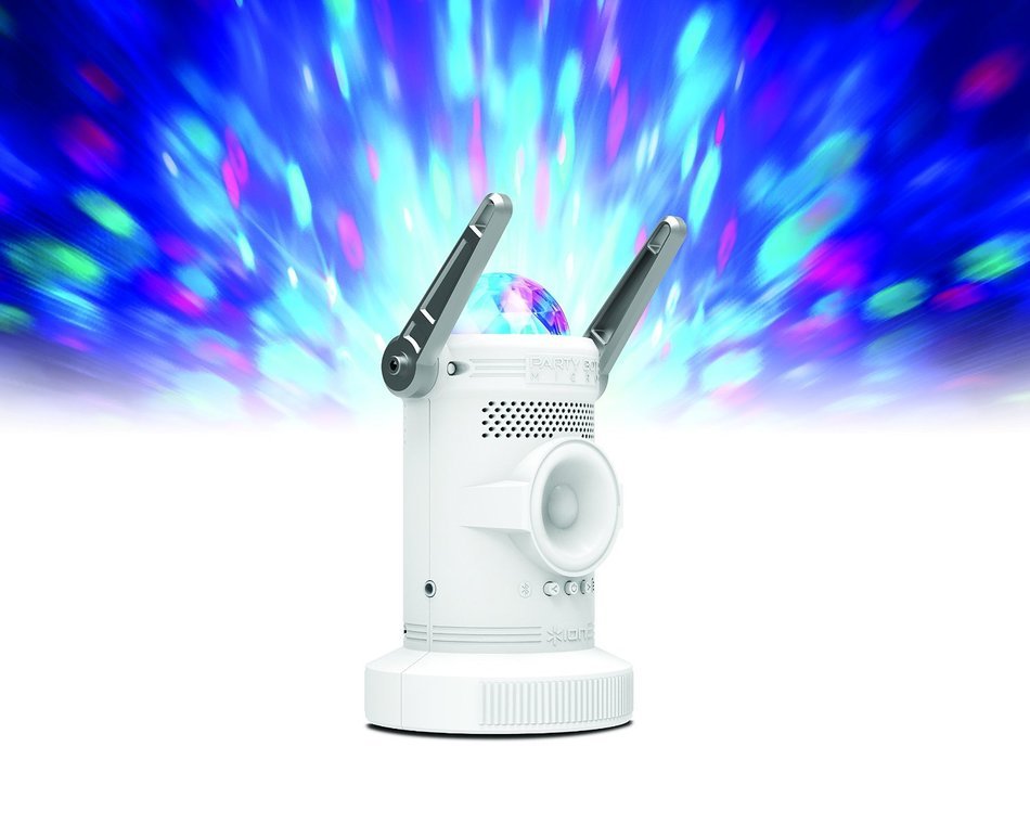 Ion Audio Party Bot Micro | Motorized Bluetooth Speaker N5