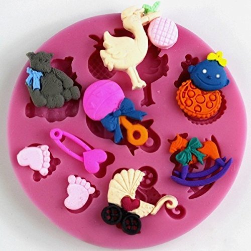 "Silicone Goose Feet Cartoon Fondant Chocolate Mold Mould Cake Decoration" shopping N4