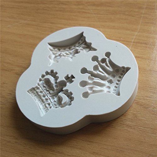 "Silicone Crown Shaped Baking Mold Fondant Cake Tool Chocolate Candy Cookies Pastry Soap Mould" shopping N3