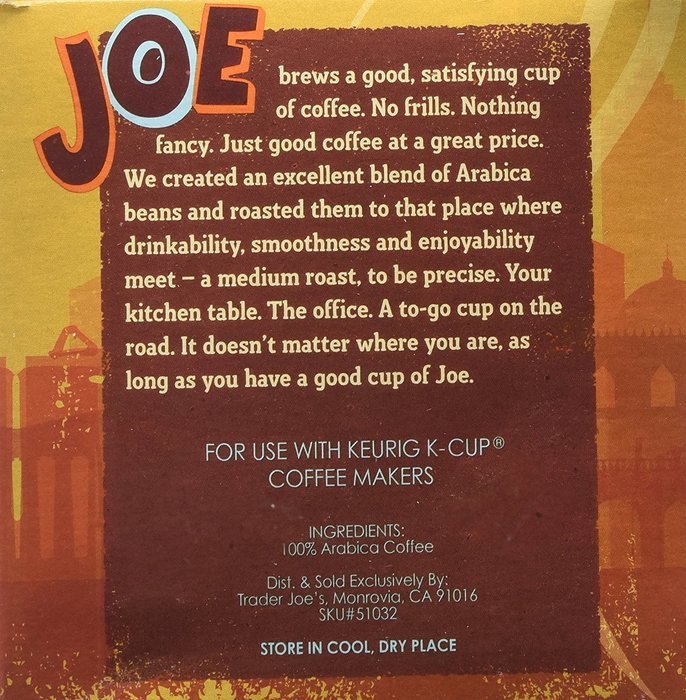 Trader Joe's Coffee Cups - Single Serve - Medium Roast Arabica Coffee N2
