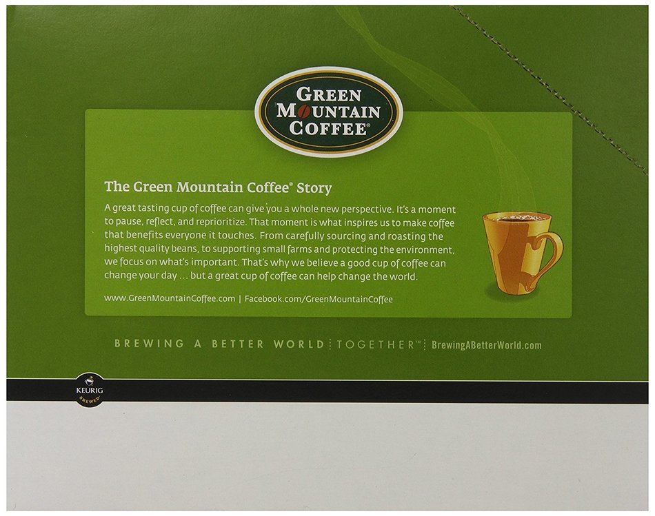 Green Mountain Coffee Half-Caff, Regular/Med Roast K-Cup Portion Pack for Keurig K-Cup Brewers, 24-Count N3