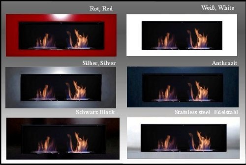 Fireplaces Manufacturer Mierzwa (DF-Shopping, Germany) Bio Ethanol Fire Place Model Tornado Deluxe Silver N5