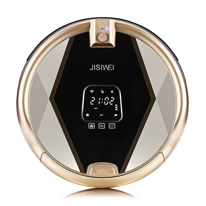 JISIWEI S+ Wi-Fi Enabled Robotic Vacuum Floor Cleaner with Camera and Mobile App Remote Control for Pets and Allergies...
