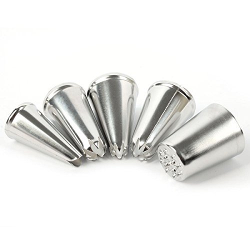 24pcs Icing Piping Nozzles Pastry Tips Cake Bakery Sugarcraft Decor Tool Set N3