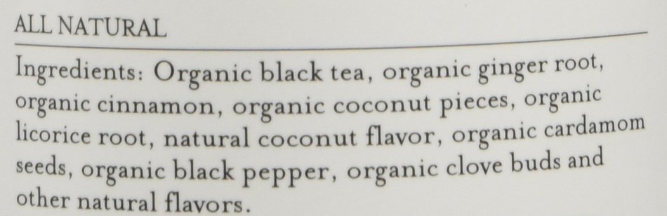 Tea Forte COCONUT CHAI LATTE Loose Leaf Black Tea, 3.88 Ounce Tea Tin