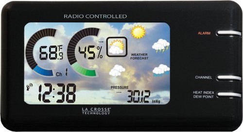 La Crosse Technology WS-450B Color Wireless Weather Station, Black N2