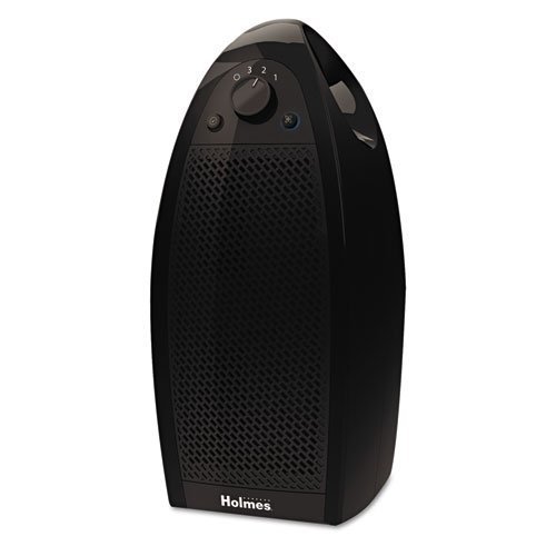 HOLMES HAP9412BNUA HEPA Type Mini Tower, 110 sq ft Room Capacity, Black