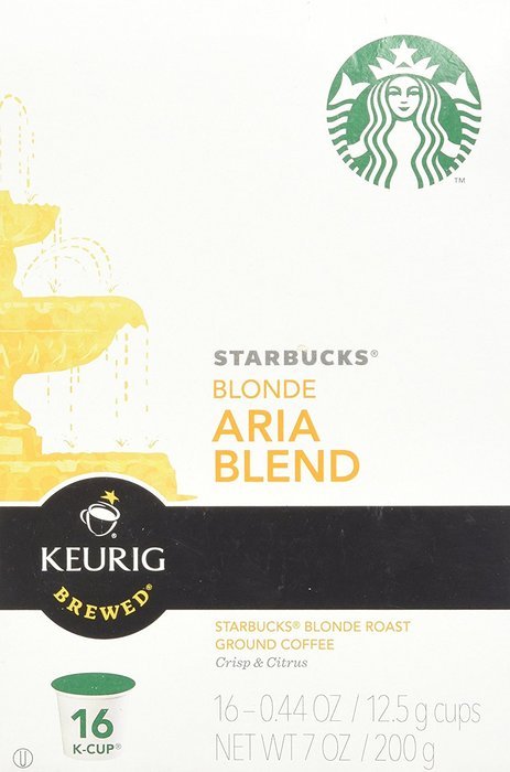 Starbucks Blonde Aria Blend-16 Pack *NEW* N2