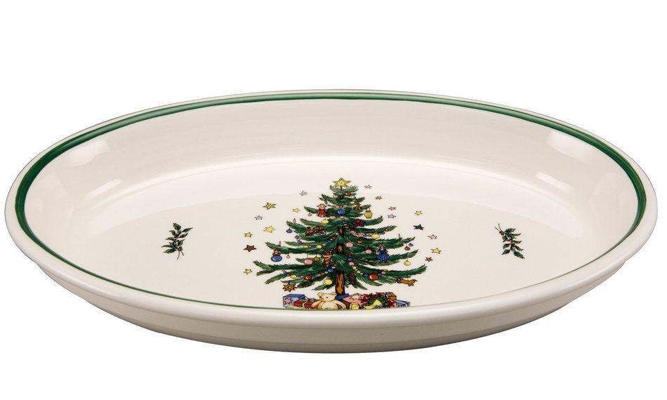 Nikko Christmas Ovenware Large Oval Baker