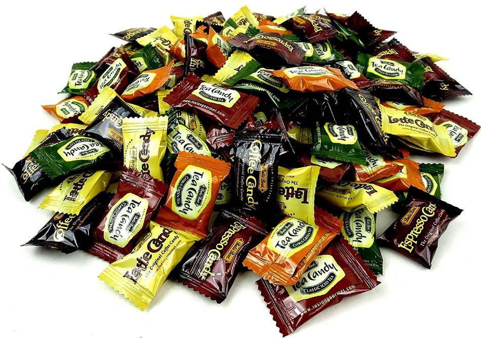 Bali's Best Coffee & Tea Candies 6-Flavor Variety: One 2 lb Assorted Bag of Coffee, Espresso, Latte, Green Tea... N2