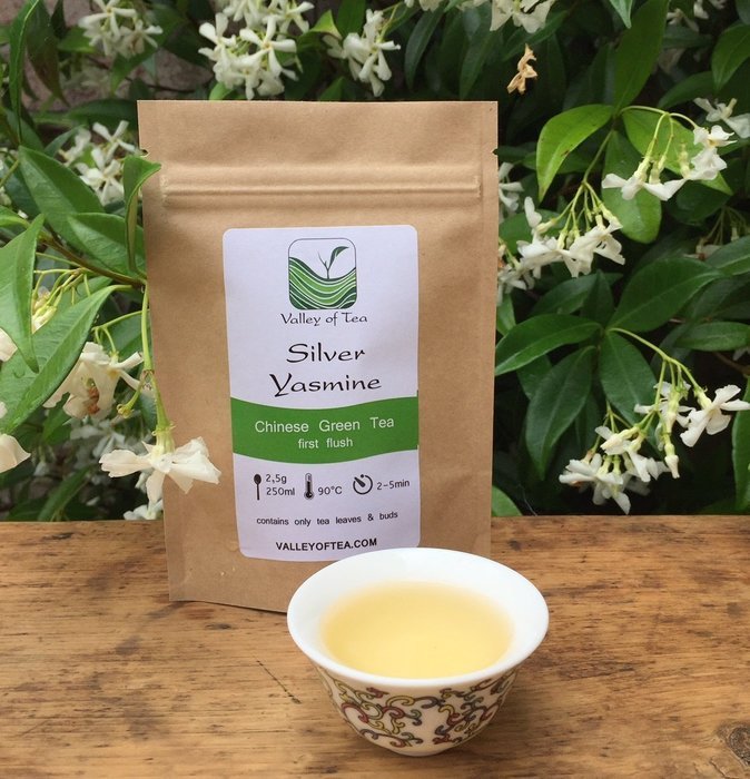Jasmine Green Tea - Imperial Grade - Pure Loose Leaf Tea - From Fujian China (100g) 3.5 oz N16