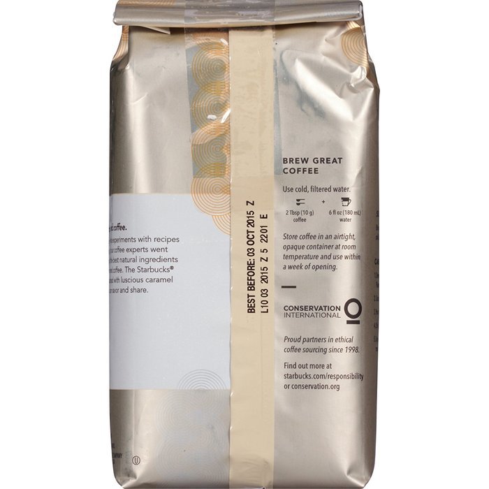 Starbucks Ground Coffee, Sumatra, 12 Ounce, 6 Count N11