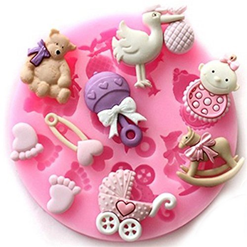 "Silicone Goose Feet Cartoon Fondant Chocolate Mold Mould Cake Decoration" shopping N6