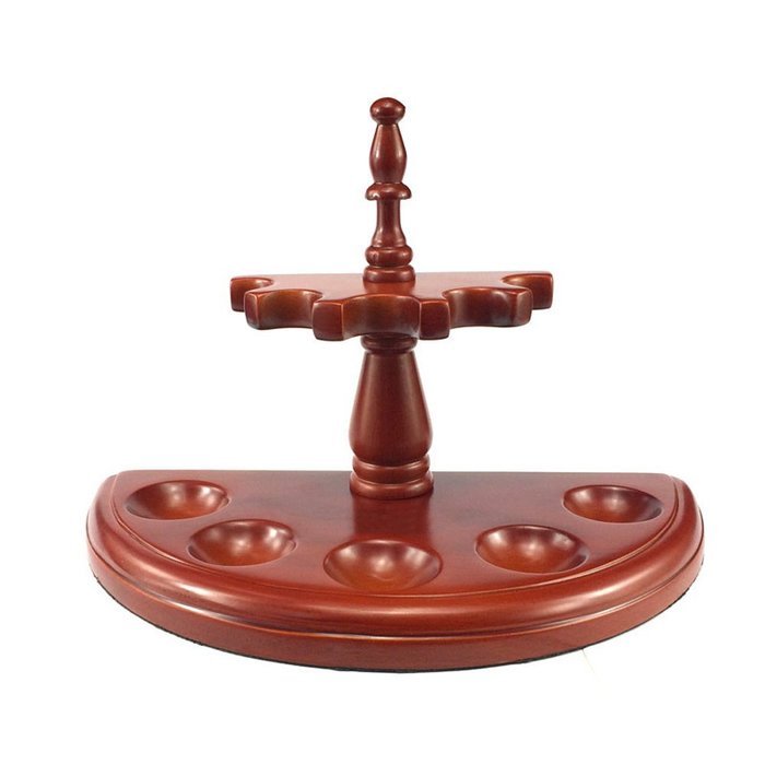 Scotte(TM) semicircle tobacco/smoking pipe stand rack holder 5 pipes