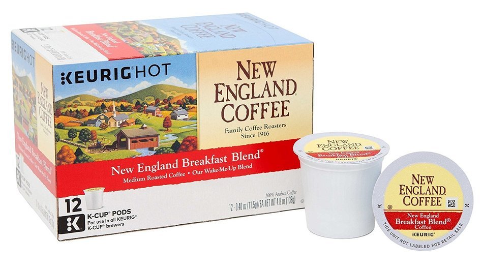 New England Coffee Breakfast Blend, 72 Count N38