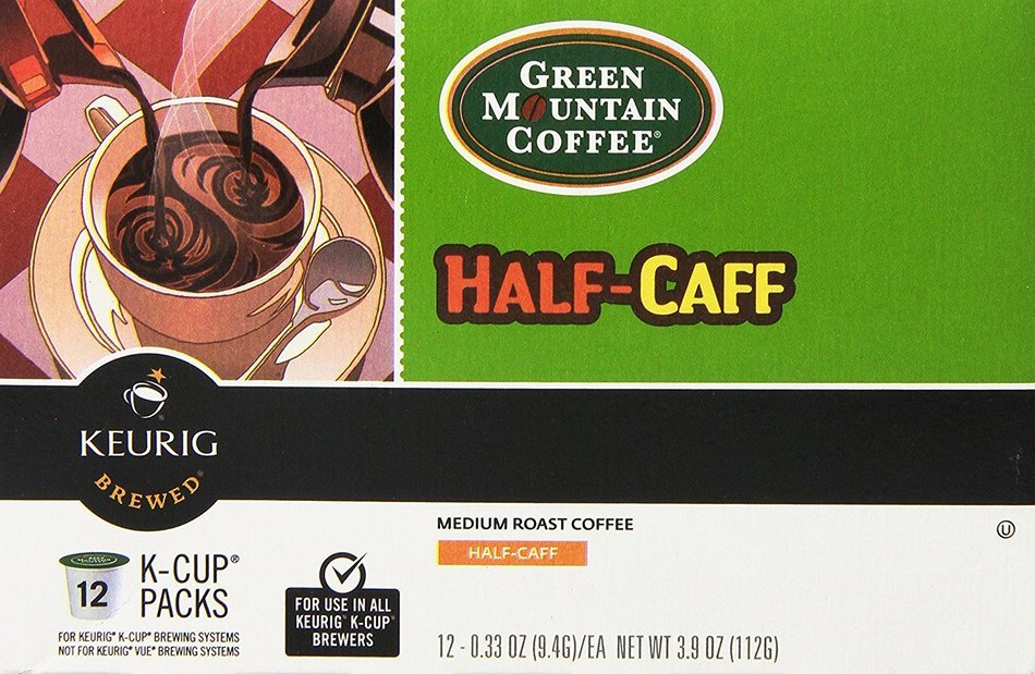 Green Mountain Coffee Keurig Green Mountain Half-Caff, 12 ct N4