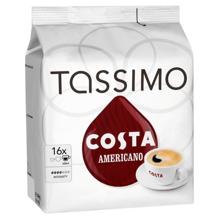 TASSIMO Costa Americano 16 T DISCs (Pack of 5, Total 80 T DISCs) N2