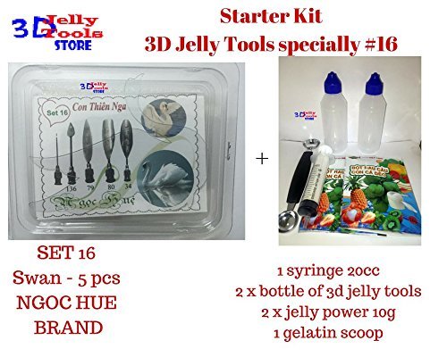 Starter Kit 3D Jelly Tools specially Type 16 - Swan - 3D Gelatin art tools