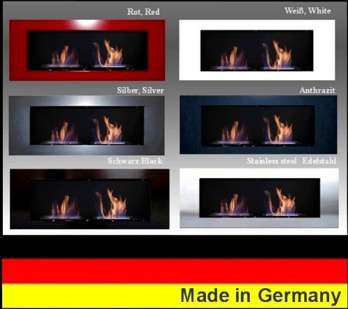Fireplaces Manufacturer Mierzwa (DF-Shopping, Germany) Bio Ethanol Fire Place Model Tornado Deluxe Silver N8