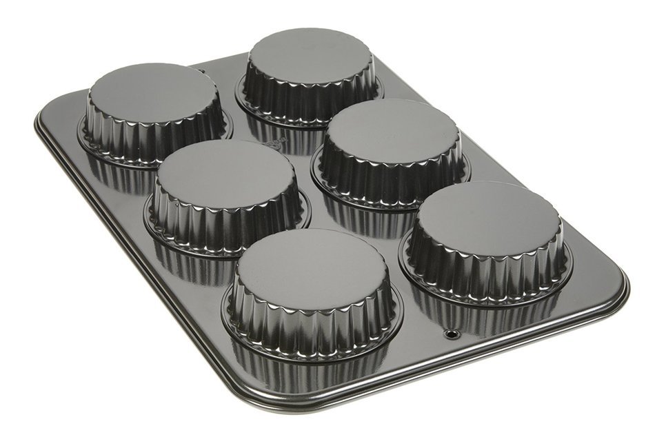 Bakers Select Tart Pan, Nonstick, 6 Cavities N2