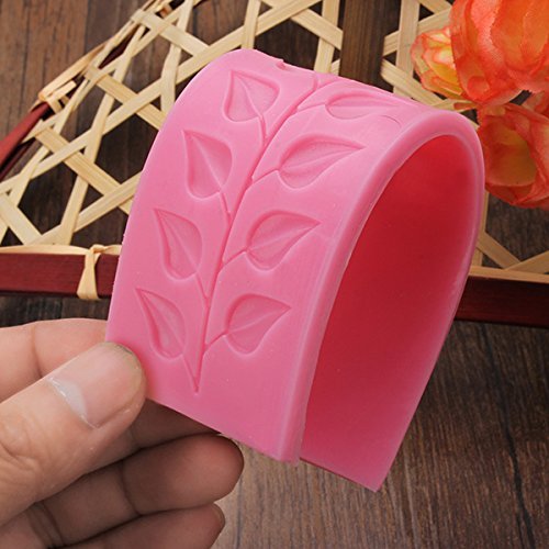 "Leaves Fondant Silicone Mold Lace Cake Mould Cake Decoration Tool" shopping N7