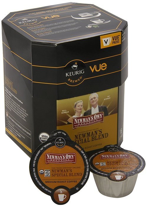 Newman's Own Organics Special Blend, Vue Cups for Keurig Vue Brewers, (16 Count)