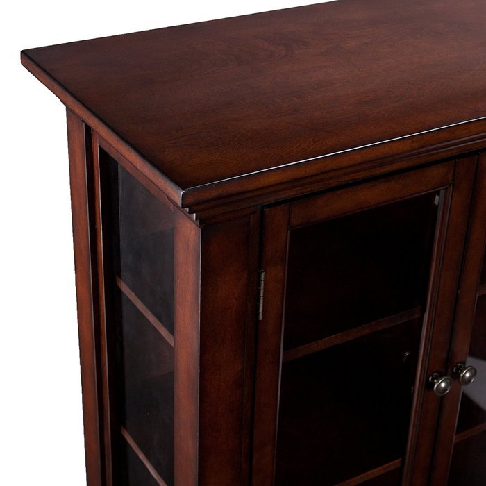 Townsend Fireplace Curio - Espresso N2