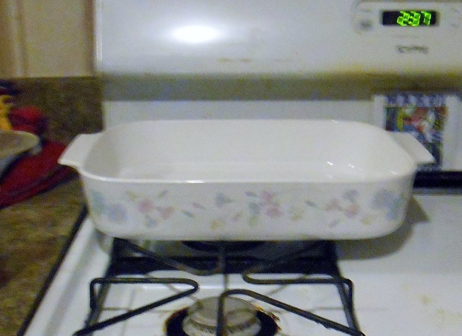 Corning Ware Pastel Bouquet Roaster Lasagna Pan