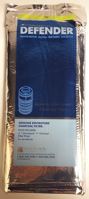 Filter Queen Defender Enviropure HEPA Activated Charcoal Pre-Filter Wrap, 11"