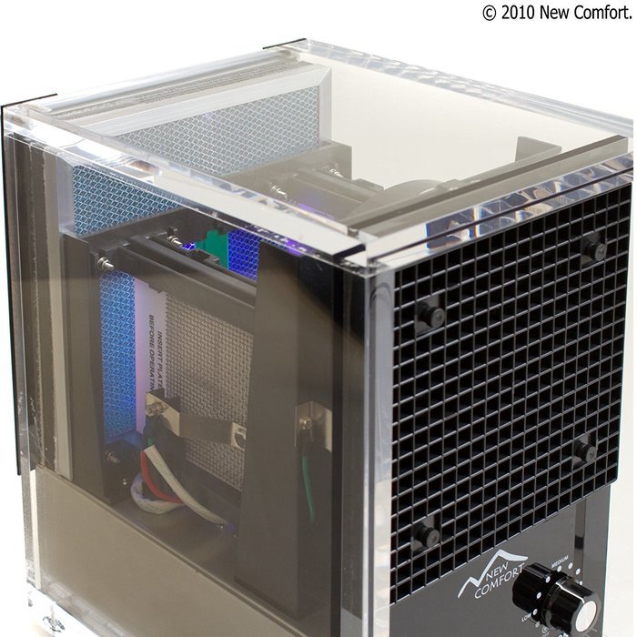 New Comfort 6 Stage UV Ozone Generator Air Purifier Cleaner Hepa Covers 3000 Feet Acyrlic