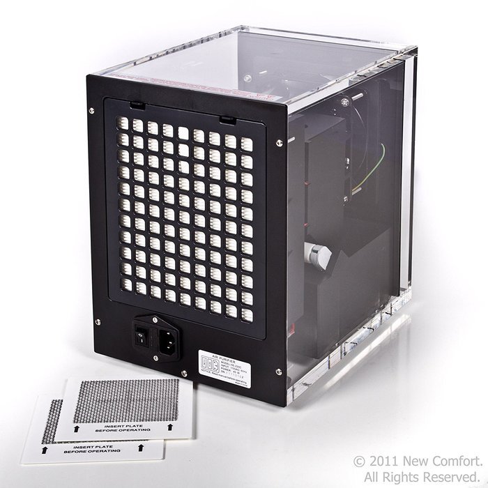 New Comfort 6 Stage UV Ozone Generator Air Purifier Cleaner Hepa Covers 3000 Feet Acyrlic N3