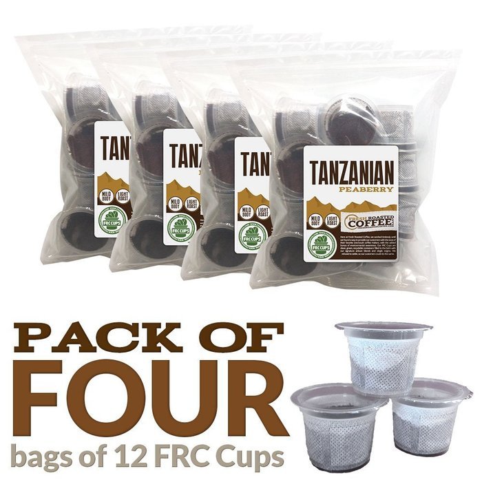Tanzanian Peaberry, Whole Bean, Fresh Roasted Coffee LLC (2 lb.) N4