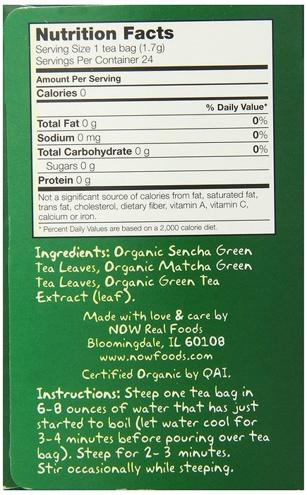 Now Foods Tea Bags, Heavenly Hip Hibiscus, 24 Count, 1.7 oz N49