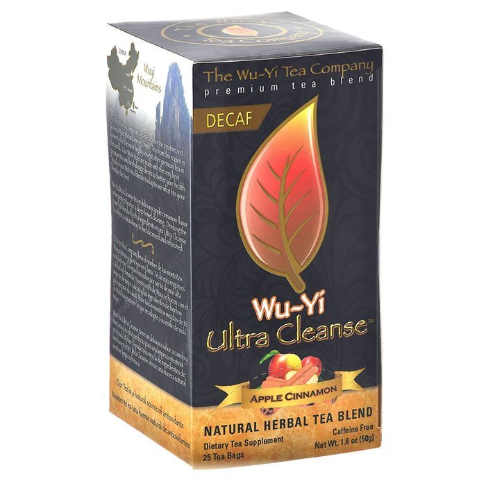 The Wu Yi Tea Company Tea Ultra Clnse Appl Cnnm, 25-Count