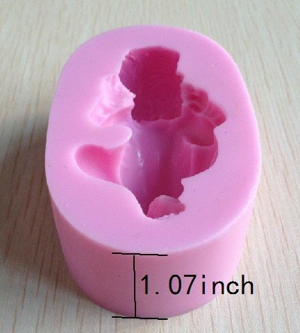 Amaranteen - 1PCS Mold Cookware Dining Bar Non-Stick Cake Decorating fondant soap mold Silicone Baby 3D N2