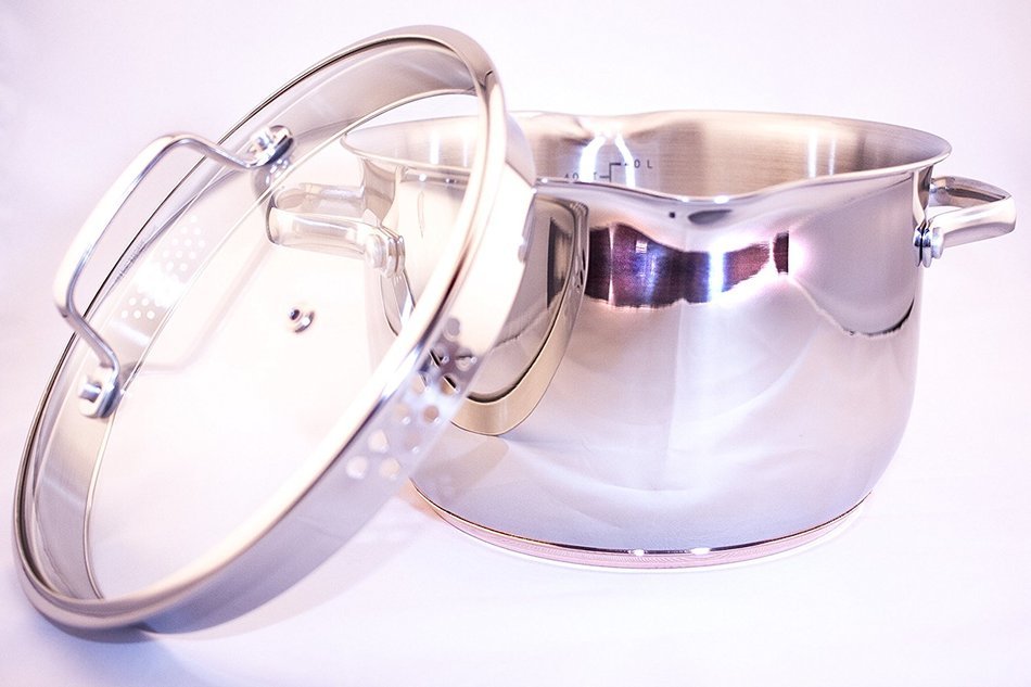 Martha Stewart Collection Copper Accent 5 Qt. Covered Casserole N2