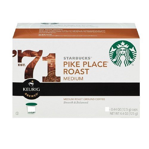 STARBUCKS PIKE PLACE ROAST COFFEE K CUP 108 COUNT