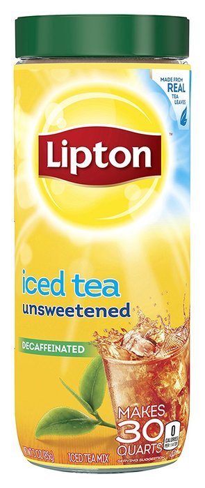 Lipton Iced Tea Mix, Diet Decaffeinated Lemon 10 qt (Pack of 4) N17
