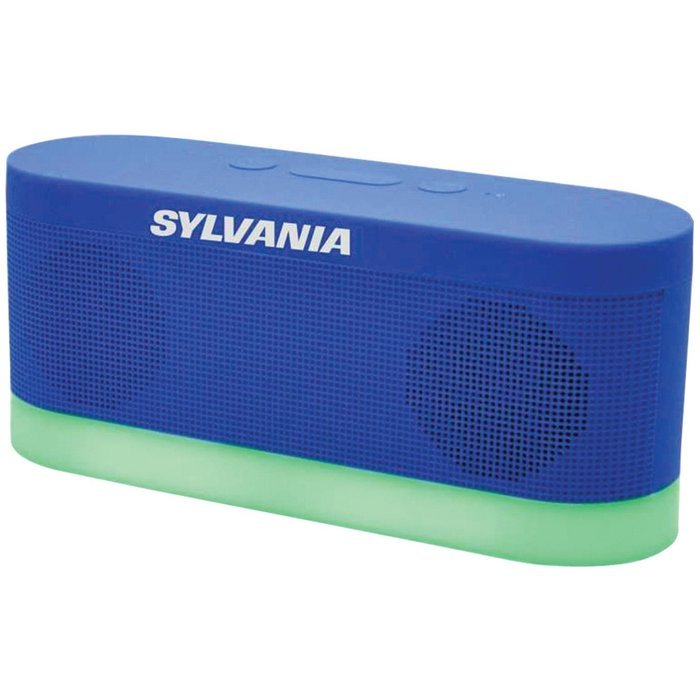 Sylvania SP136-blue Bluetooth Moonlight Speaker with 7-Color Changing LED Lights (Blue) N4