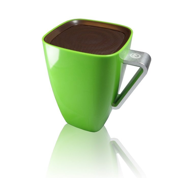 Music Cup Ultra Portable NFC Wireless Bluetooth Speaker - Fresh Green - Better Sound and Volume - Perfect Holiday...