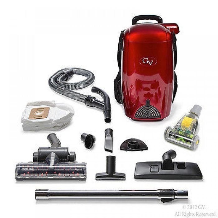 Youzee 8 Qt Lightweight Powerful HEPA BackPack Hardwood floor Carpet Vacuum by GV Resta N2