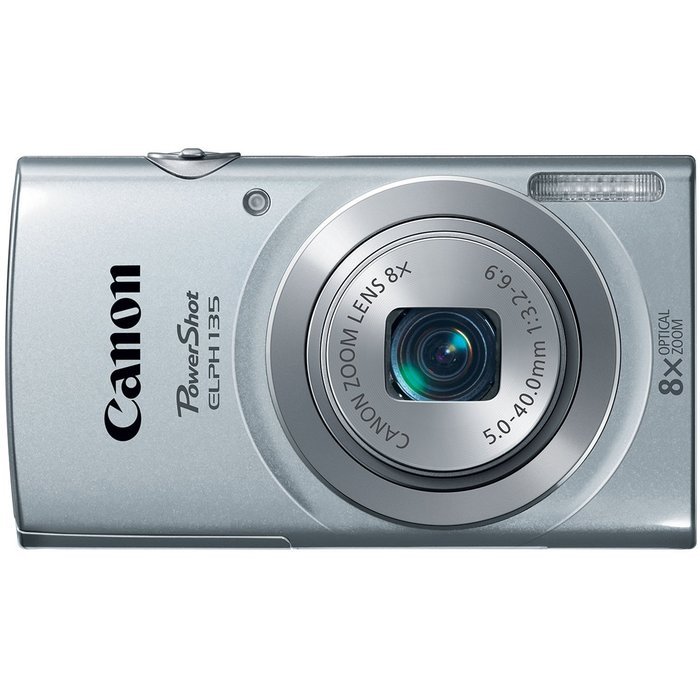 Canon PowerShot ELPH135 Digital Camera (Silver) (Discontinued by Manufacturer) N6