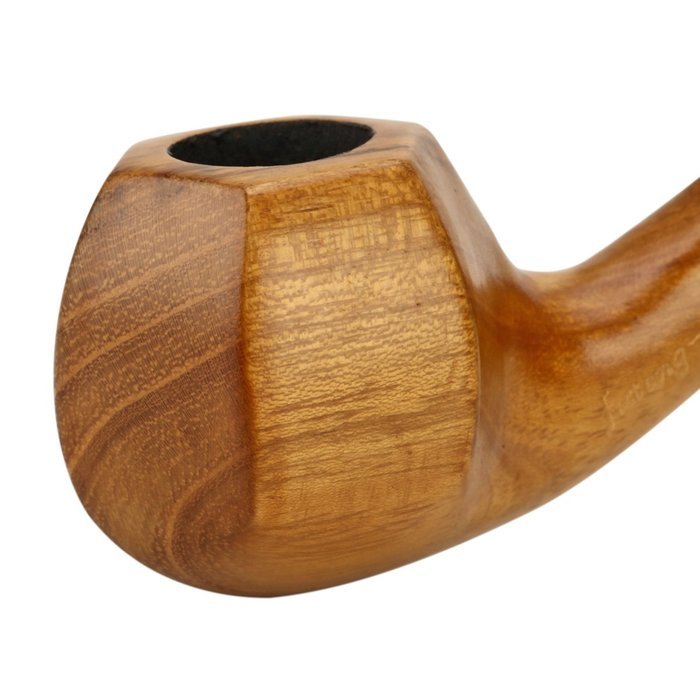 Scotte(TM) new green sandalwood tobacco pipe 9mm filter smoking pipe with (stand+scraper+filter element+pouch+... N6
