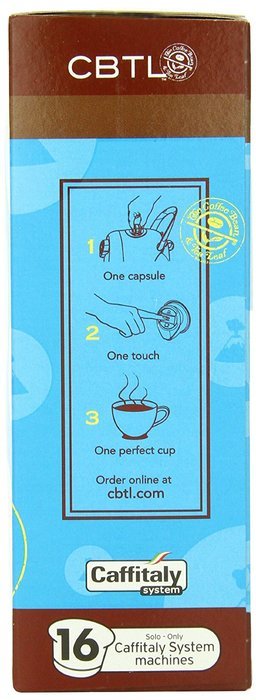 CBTL 10% Kona Blend Brew Coffee Capsules By The Coffee Bean & Tea Leaf, 16-Count Box