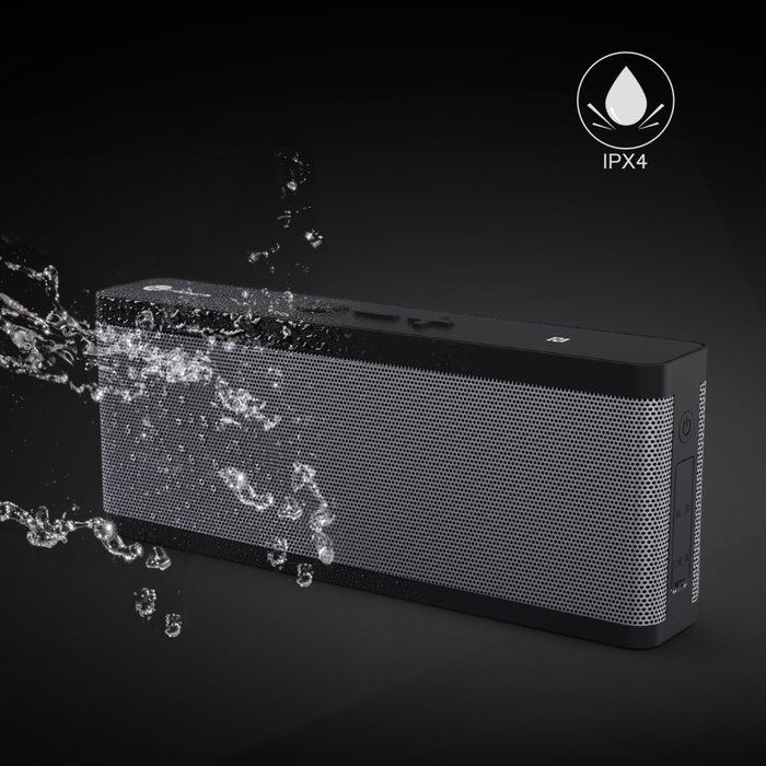 TaoTronics Wireless Water-resistant Bluetooth Speaker Pocket Boombox (Dual Stereo Drivers, Bluetooth 4.0 + EDR... N2